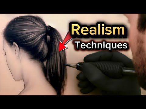 Haar-Tattoo-Tutorial für realistische Porträt-Tätowierungen