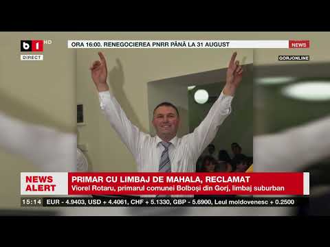 PRIMAR CU LIMBAJ DE MAHALA, RECLAMAT. Știri B1_ 20 iulie 2023