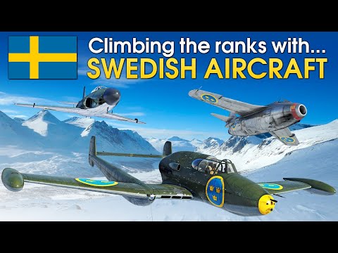 Climbing the ranks with SWEDISH AIRCRAFT / War Thunder
