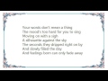 Barclay James Harvest - Song With No Meaning Lyrics