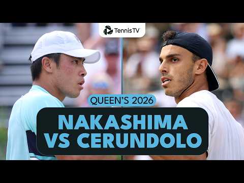 Brandon Nakashima vs Francisco Cerundolo Thriller 🍿 | Queen's 2026 Semi-Final Highlights