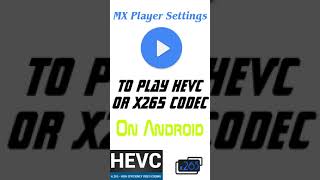 Download lagu How to Play HEVC, x265, 10Bits Videos or Movies on MX Player for Android mp3 Download lagu How to Play HEVC, x265, 10Bits Videos or Movies on MX Player for Android mp3