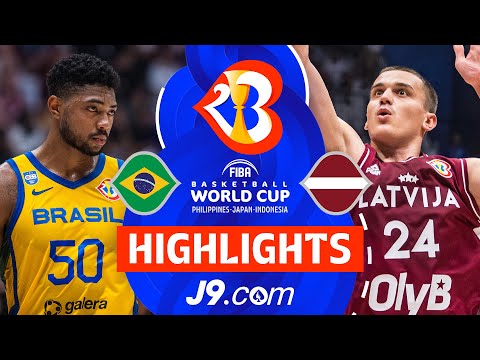 Latvia 🇱🇻 Dominates Brazil 🇧🇷 and Secures Spot in Quarter-Finals! | J9 Highlights | #FIBAWC 2023