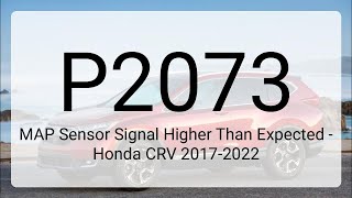 OBD Code p2073 Guide to Repair