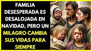 FAMILIA DESESPERADA ES DESALOJADA EN NAVIDAD, PERO UN MILAGRO CAMBIA SUS VIDAS PARA SIEMPRE