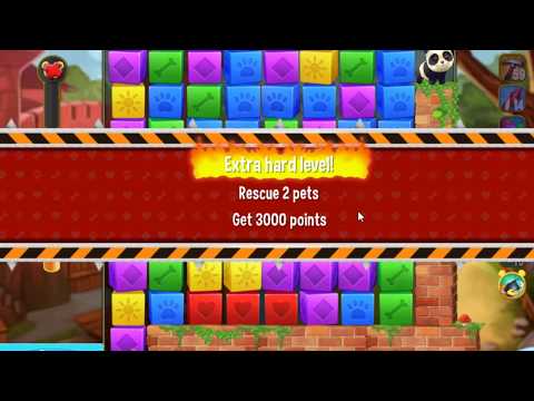 Pet Rescue Saga level 2621 no boosters - 5 moves left ►TOBIAS DEAMON◄
