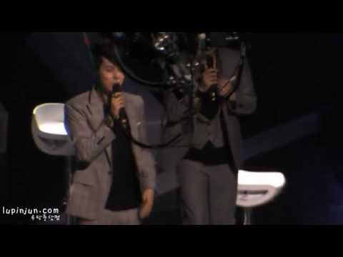 [Fancam] SS501 Kim Hyung Jun 100605 Music Core - Let Me Be The One