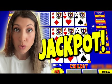 I KNEW IT! 😮 THIS video poker Jackpot left me smiling!