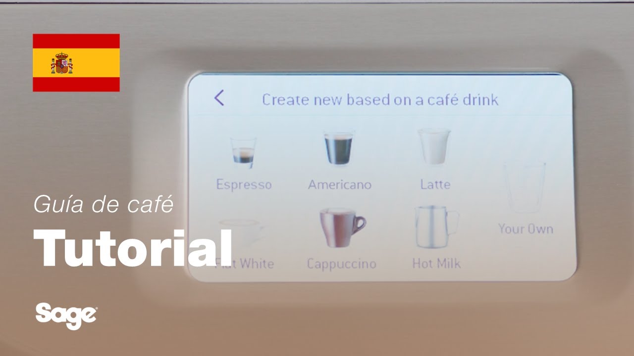 Personalizar y guardar la selección de bebidas