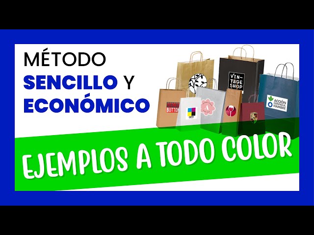 Vídeo relacionado con 100 Bolsas papel kraft personalizadas bolsas de papel con asas bolsa de papel personalizable con el logo de tu negocio muy resistentes (Kraft, 18x8x24)