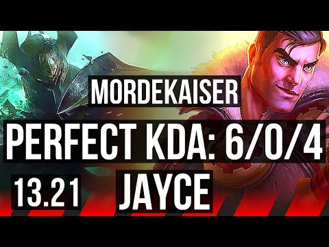 MORDEKAISER vs JAYCE (TOP) | 6/0/4, Dominating | NA Master | 13.21
