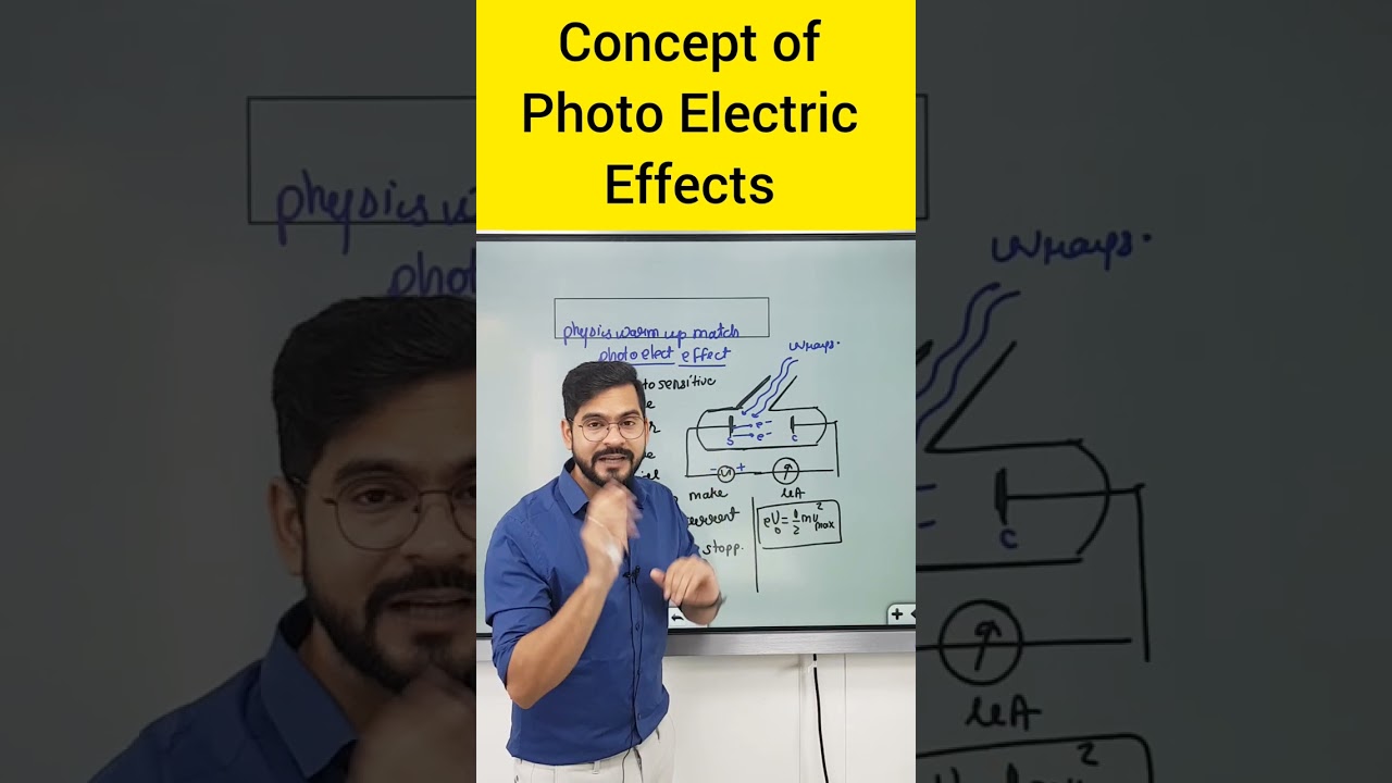 Concept of Photo Electric Effects | Dual Nature of Radiation & Matter Class 12 Physics | Sachin sir