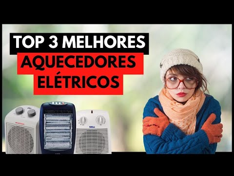 🏆 TOP 3 MELHORES AQUECEDORES - Qual Aquecedor Elétrico Portátil Comprar? 🏆