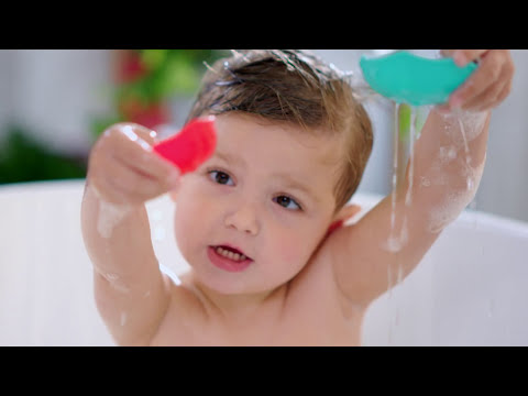 HAPE Vonios žaislų rinkinys Tedis ir draugai, E0201 video