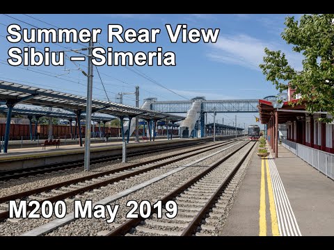 Rear View/Zugfahrt Sibiu - Simeria, Romania/Rumänien[May19th/19 Mai 2019]