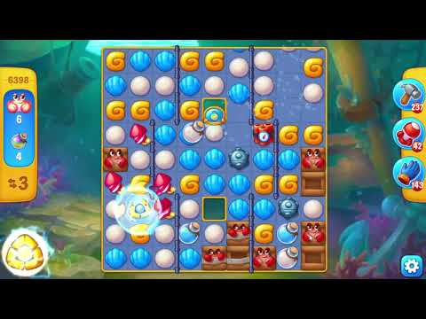 Fishdom 6398 Level - 15 moves - NO BooSTERS