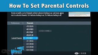 How To Set Parental Controls - Digital TV