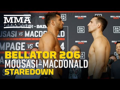 Bellator 206: Gegard Mousasi vs Rory MacDonald Weigh-In Staredown - MMA Fighting
