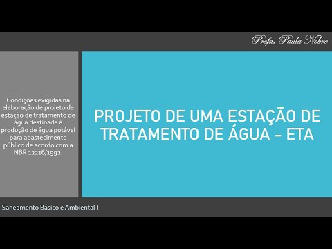 , title : '[SANEAMENTO BÁSICO E AMBIENTAL I] PROJETO DE ESTAÇÃO DE TRATAMENTO DE ÁGUA'