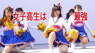 【チアリーディング】【cheer】お祭り会場で弾けるチアガール➁　