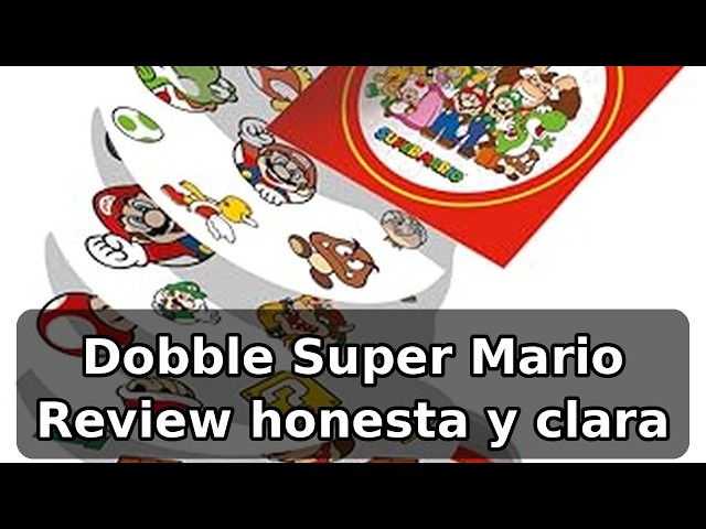 Vídeo relacionado con Asmodee Dobble Super Mario, Juego de Cartas de Observación y Velocidad para Niños y Adultos, Juego de Mesa, 15 Minutos de Juego, A Partir de 6 años, 2-8 Jugadores