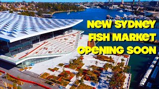 New  Sydney Fish Market near  practical completion. Major Australian Tourist attraction Sydney