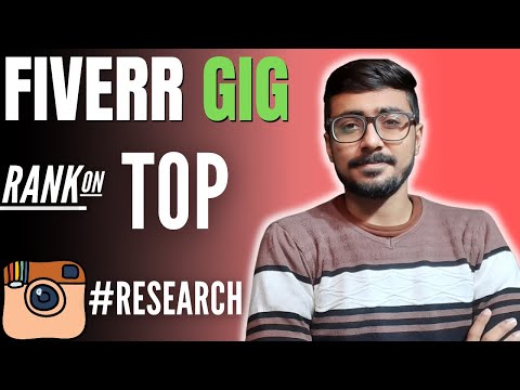 How To Create SEO Friendly Fiverr Gig | Instagram Hashtag Research | Rank Fiverr Gig on First Page