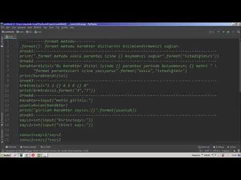 format metodu Python #11