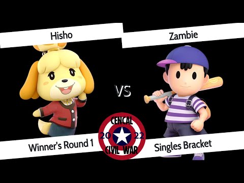 CenCal Civil War 2022 - Winner's Round 1 - Zambie (Ness, Kazuya) vs Hisho (Isabelle)