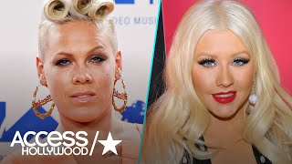 Pink Gets Real About Christina Aguilera Feud: Who Once Took A Swing At Whom? | Access Hollywood