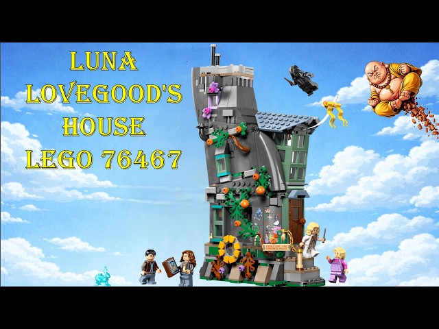 Vídeo relacionado con LEGO Harry Potter Casa de Luna Lovegood de Juguete - Kit de Maquetas con Ladrillo con Luz y 5 Minifiguras Inc. Hermione - Decoración del Dormitorio - Regalo para Niñas, Niños y Fans de 10+ Años 76467