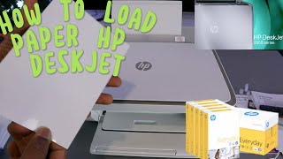 HP Deskjet 2800,  2700 & 2600 series  How to Load Paper