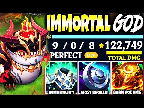 Meet the NEW EVOLVED IMMORTAL TAHM KENCH GOD BUILD ~ 120.000+ Total DMG 🔥 LoL Top Tahm s13 Gameplay