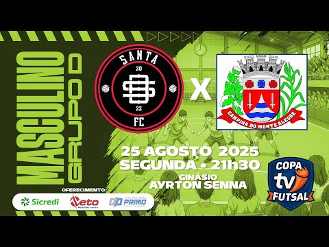 MASCULINO - Grupo D - Santa FC Itapetininga x Pref. Campina do Monte Alegre - 25/08/2025 - 21:30