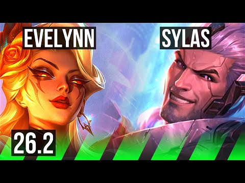 EVELYNN vs SYLAS (JGL) | Good KDA: 14/1/14 | KR Grandmaster | 26.2