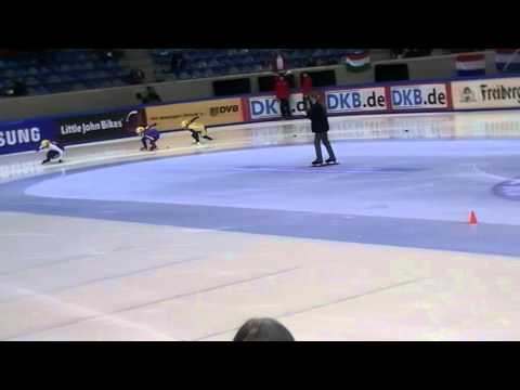 KORINCHUK Olena - Short Track - ISU Euro 2014 - 500 m Ladies Heat 3 Preliminaries