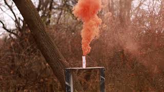 Orange Colored Smoke Bomb - SBFX Smoke Grenades