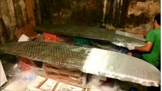 Cardboard Surfboard Step 3: Glassing