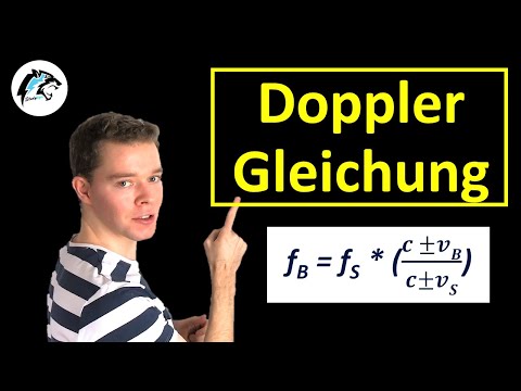 Dopplereffekt – Gleichungen (Sender, Empfänger) | Physik Tutorial