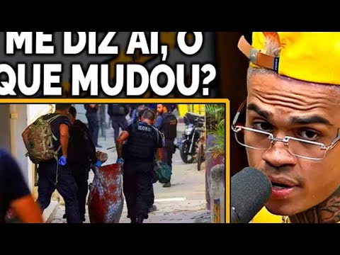 Sobre jacarezinho e enquadro policial - MC cabelinho /podpha podcast #cortes