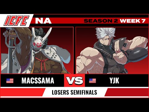 MacsSama (Nagoriyuki) vs YJK (Chipp) Losers Semifinals - ICFC GGST NA Season 2 Week 7