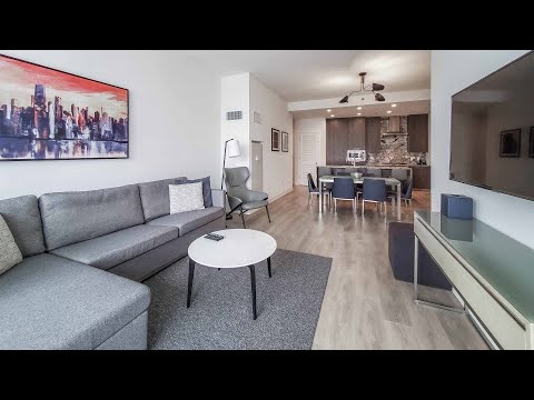 A furnished 2-bedroom LEVEL apartment in River North at The Hudson