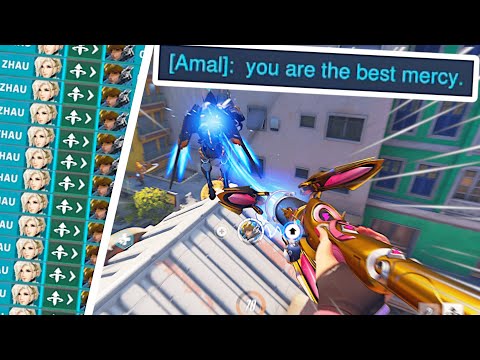 Pocketing Pharah After Guardian Angel NERF! 😇 Grandmaster Mercy - Overwatch 2