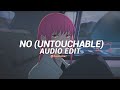 No (untouchable) - meghan trainor [edit audio]