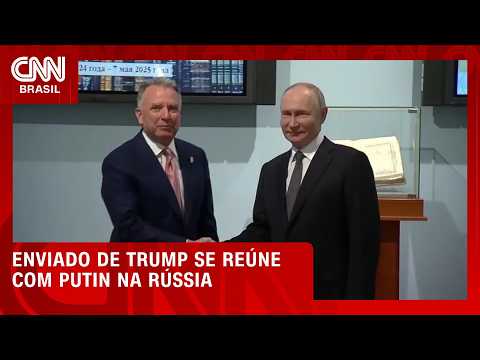 Enviado dos EUA se reúne com Putin na Rússia após encontro com Zelensky | CNN NOVO DIA