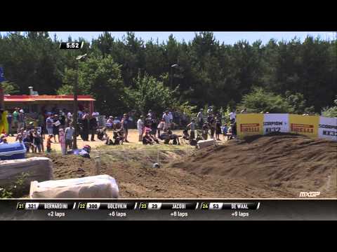 Tim Gajser passes Jordi Tixier MXGP of Belgium 2015