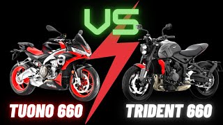 Aprilia Tuono 660 Vs Triumph Trident 660 - Power Vs Price?