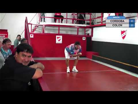 TORNEO NACIONAL DE BOCHAS - CORDOBA VS ENTRE RIOS (COLON)  3era categoria