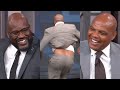Shaq can't stop trolling Kenny for not wearing underwear during the show 😂