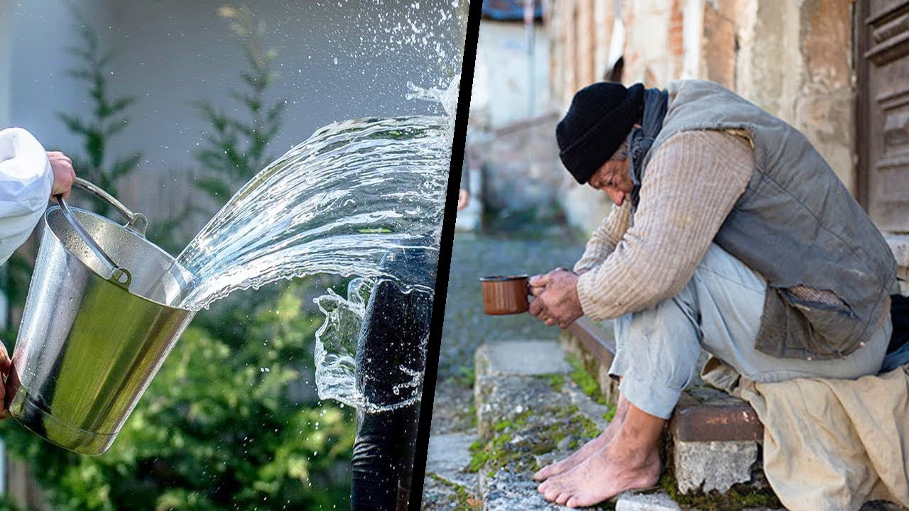 They poured a bucket of water on the beggar and laughed. Then it turned their lives upside down